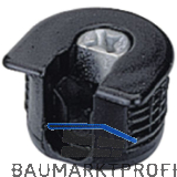 HETTICH VB 35 M Exzenter-Verbindungsbeschlag Plattenst�rke 16 schwarz