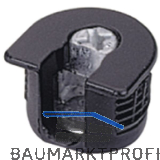 HETTICH VB 35 Exzenter-Verbindungsbeschlag Plattenst�rke 16 schwarz