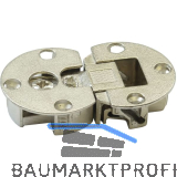 Klappenband, 2-teilig, Zink vernickelt