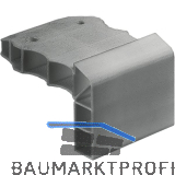 HETTICH SlideLine M Montagehilfe zu Aufbau-Laufprofil, Kunststoff grau