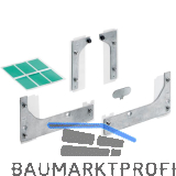 HETTICH SlideLine M Erg�nzungsset ged�mpft f�r eine geklebte Glast�r