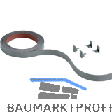 HETTICH SlideLine M Farbset zu vorlaufendem Laufprofil 16mm silber, 4000 mm