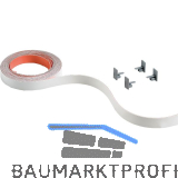 HETTICH SlideLine M Farbset zu vorlaufendem Laufprofil 22mm wei�, 4000 mm