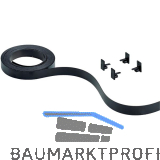 HETTICH SlideLine M Farbset zu vorlaufendem Laufprofil 25mm schwarz, 2500 mm