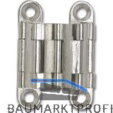 MICRON Sepa-Thin Einlass-Scharnier, 39x9 mm, OW 180�, Messing vernickelt matt