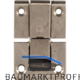 ITALIANA FERRAMENTA KIMANA Klappenband, 3-teilig, Zamak vernickelt