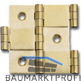 CHARMAG Paravantscharnier, 60x26 mm, Holzst�rke 20 mm, Messing poliert