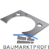 KIMANA Distanzplatte zu Klappenband, H�he 2 mm vernickelt