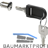 HETTICH PRESTIGE 2000 Innenzylinder 18001-18500 Schl�ssel Zamak/Messing KS schw.