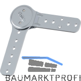 HETTICH FRANKOFLEX 90� - Nacken-/Armlehnenversteller, Stahl blau passiviert