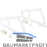 HETTICH Schuhschrank-Kippbeschlag 1 Fach, Kunststoff wei�