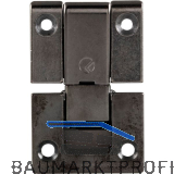 KIMANA SLIM Klappenband, 3-teilig, Zamak vernickelt dunkelgrau