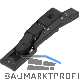 BLUM CLIP top BLUMOTION ONYX CRISTALLO-Spiegelt�rscharnier 110� mit Feder,Kleben