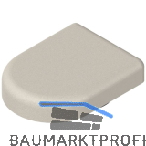 BLUM CLIP top Topfabdeckung - Glast�rscharnier D-Form,Kunststoff matt vernickelt