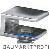 FONSEGRIVE Glastablar-Klemmtr�ger Pesaro, Glas 4-8 mm, Zamak verchromt poliert