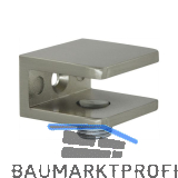 FONSEGRIVE Glastablar-Klemmtr�ger Pesaro, Glas 4-8 mm, Zamak Edelstahleffekt