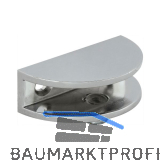 FONSEGRIVE Glastablar-Klemmtr�ger Portici,Glas 4-8 mm, Zamak verchromt poliert