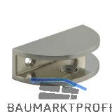 FONSEGRIVE Glastablar-Klemmtr�ger Portici, Glas 4-8 mm, Zamak Edelstahleffkt