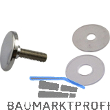 FONSEGRIVE R�ndelschraube zu Glastablar-Klemmtr�ger Zylinder B verchromt poliert