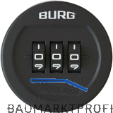 BURG Zahlenschloss sPinLock100 ohne Riegel, schwarz