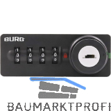 BURG Zahlenschloss sPinLock700 DIN-links ohne Riegel, schwarz