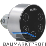BURG elektronisches Code-Schloss Intro.Code rechts