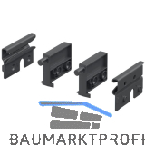 HETTICH Tablarbodenarretierung Set Kunststoff anthrazit