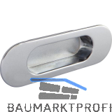 Muschelgriff Zalya Breite 110 mm, Einlassma� 68 x 25 mm, ZN verchromt poliert