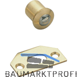 LAMP� Kugelschnapper TS-S zum Einbohren, Messing poliert