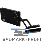 EFFEGI BREVETTI Klappenbeschlag UNICO-6 f�r Frontst�rke 18-20mm schwarz