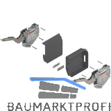 BLUM AVENTOS HK-S TIP-ON Kraftspeicher, LF 960-2215, tiefgrau