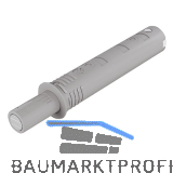 ITALIANA FERRAMENTA K-Push Tech Druckschnapper mit Magnet, Hub 14 mm, grau