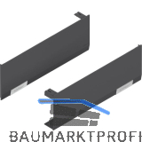 BLUM AVENTOS HF/HS/HL TOP Abdeckkappen-Set, Kunststoff tiefgrau