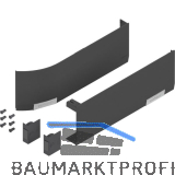 BLUM AVENTOS HF/HS/HL TOP Abdeckkappen-Set f�r SERVO-DRIVE, Kunststoff tiefgrau