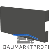 EFFEGI BREVETTI Bremsklappenhalter SlimWinch Abdeckkappe Einbau, eisengrau