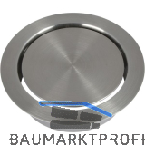 LAMP� Einwurfklappe ged�mpft rund 136 mm Edelstahl