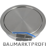 LAMP� Einwurfklappe unged�mpft rund 170 mm Edelstahl