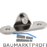 LAMP� Glasmontageplatte NSDX - 10, Stahl vernickelt