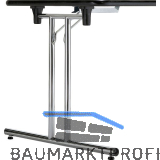 CORBETTA Klapptischgestell Flexo 1 BIG, Breite 800 mm, verchromt