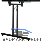 CORBETTA Klapptischgestell Flexo 1 BIG, Breite 800 mm, schwarz