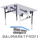CORBETTA Klapptischgestell Flexo 3, Breite 600 mm, verchromt