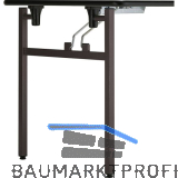 CORBETTA Klapptischgestell Flexo 3, Breite 600 mm, schwarz