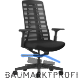 INTERSTUHL B�rodrehstuhl Pure PU213 schwarz