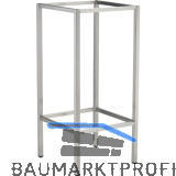 S�ulenstehtischgestell Barcelona - silberfarbig beschichtet