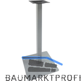POHL Plattenstehtischgestell Bayreuth - silberfarbig beschichtet