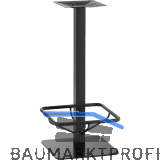 Plattenstehtischgestell Fu�st�tze Coburg 1 - schwarz beschichtet