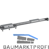 OMGE Tischplattenschiebebeschlag Surf 4350/1200 Einzelschiene, H�he 44, Stahl