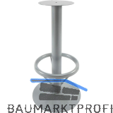 Barhockergestell Ramsau - silberfarbig beschichtet