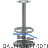 Barhockergestell Wiesbaden - silberfarbig beschichtet