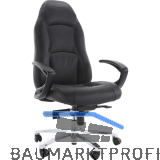 TOPSTAR B�rodrehstuhl RS 1 Echtleder/Kunstleder schwarz